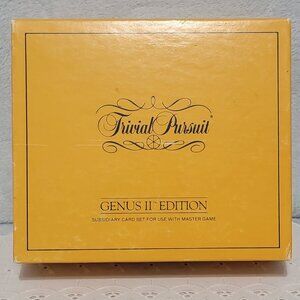 Trivial Pursuit, 1 pack each Genus 1 & 2 Edition. Card Set.